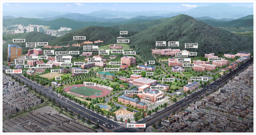 성서캠퍼스 맵