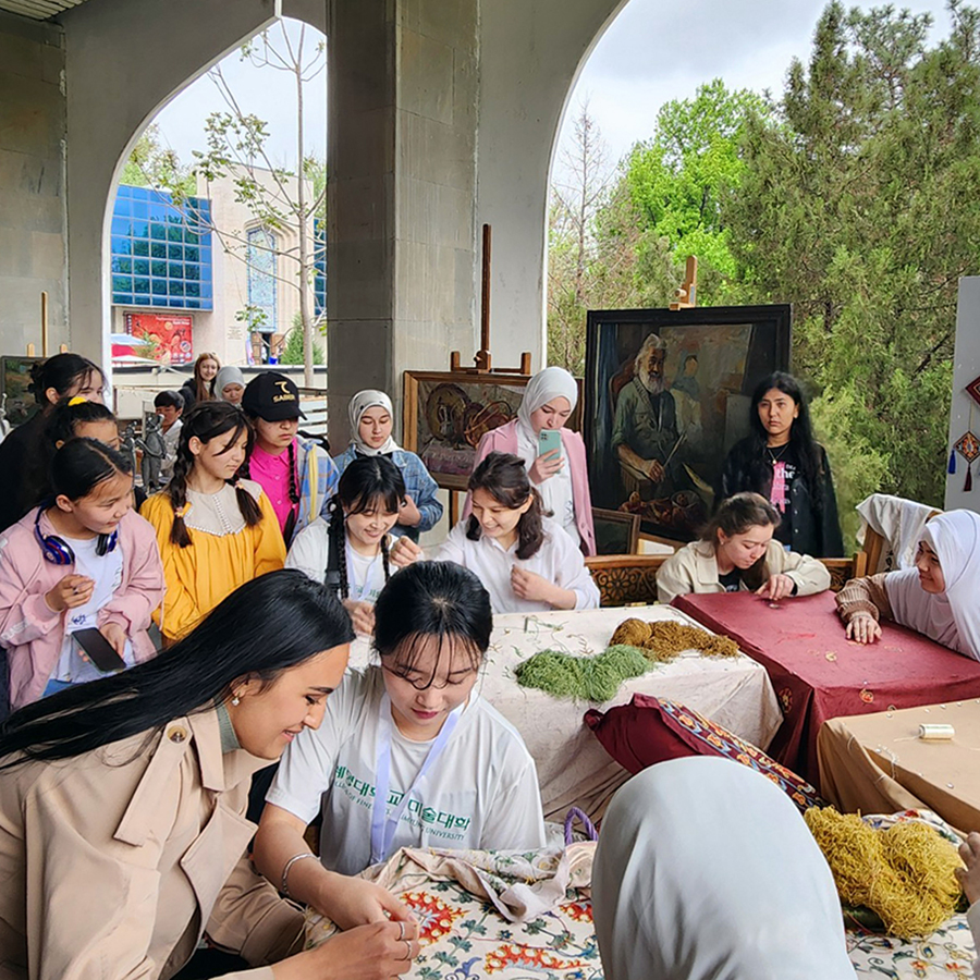 계명대, 우즈베키스탄 ‘국제 순수 및 응용미술 축제’ 초청돼 예술교류 활동 펼쳐