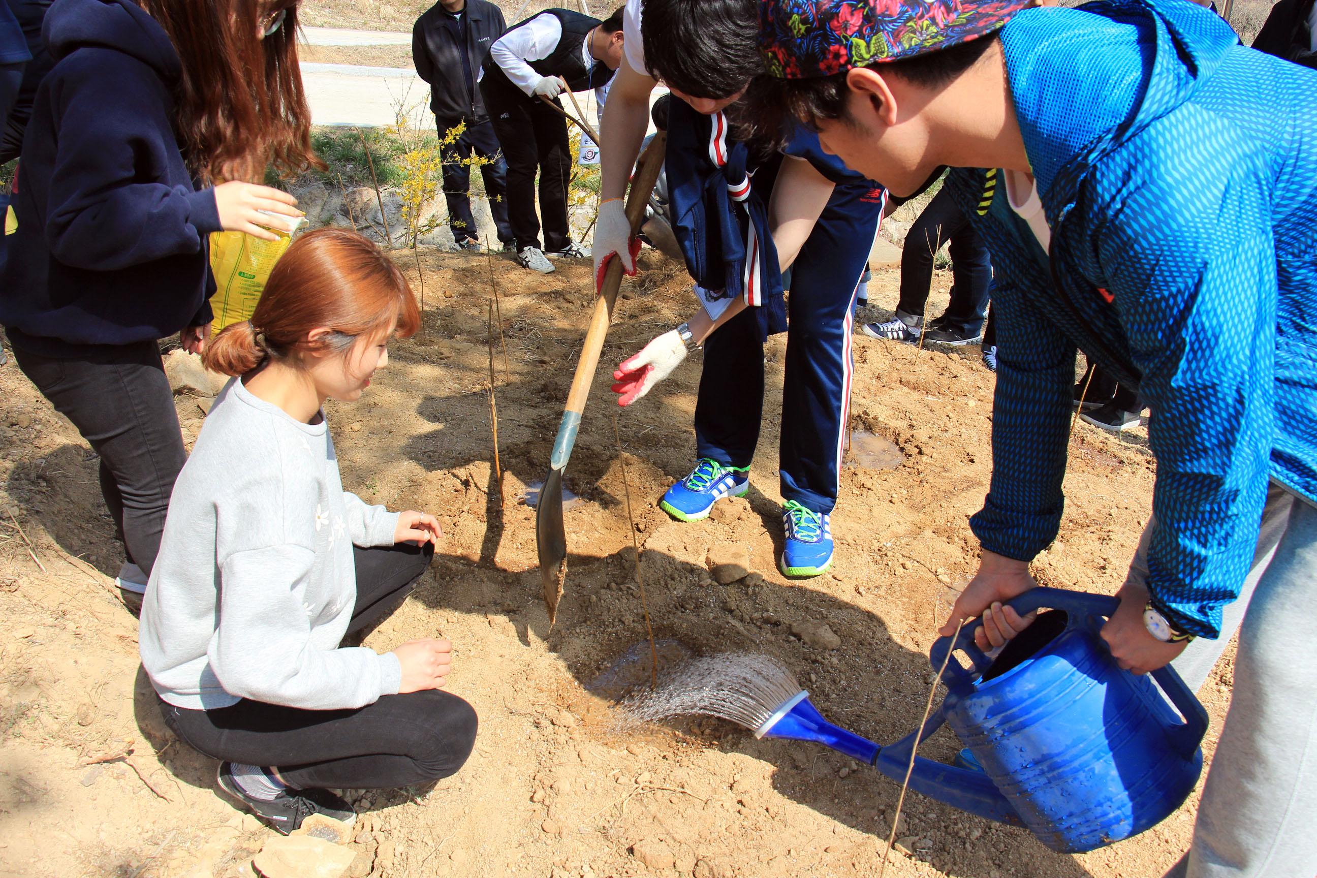 첨부이미지 : A Tree Planting Event in Dongyoung Forest.jpg