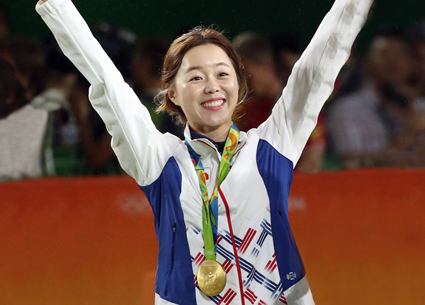 첨부이미지 : Jang Hye Jin Win in Olympics Medal.jpg